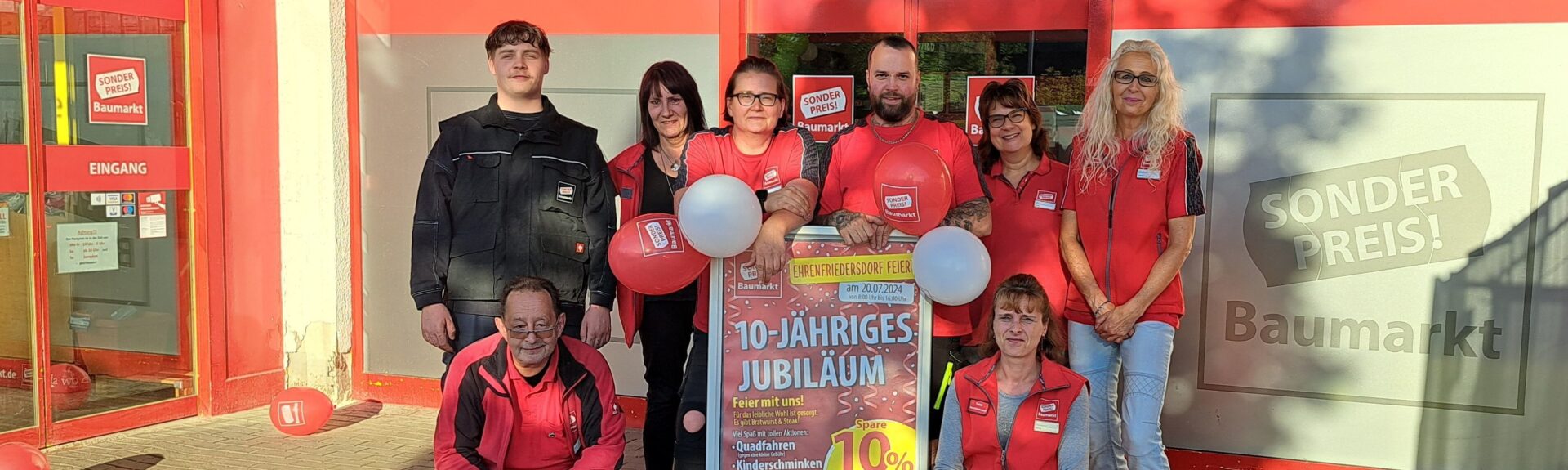 Ehrenfriedersdorf: Sonderpreis Baumarkt feiert 10-jähriges Jubiläum