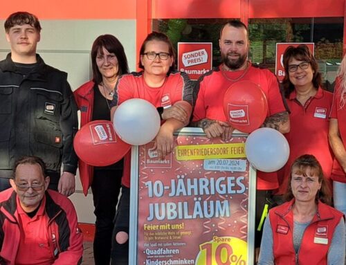 Ehrenfriedersdorf: Sonderpreis Baumarkt feiert 10-jähriges Jubiläum